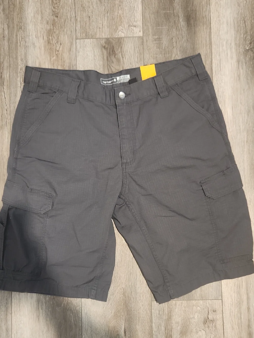 Carhartt Men's Dark Gray Cargo Shorts with Flap Pockets. New With Tags. - Picture 1 of 4